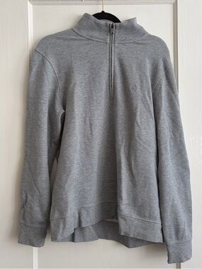 Brooks Brothers Gray Half-Zip Sweater Pullover